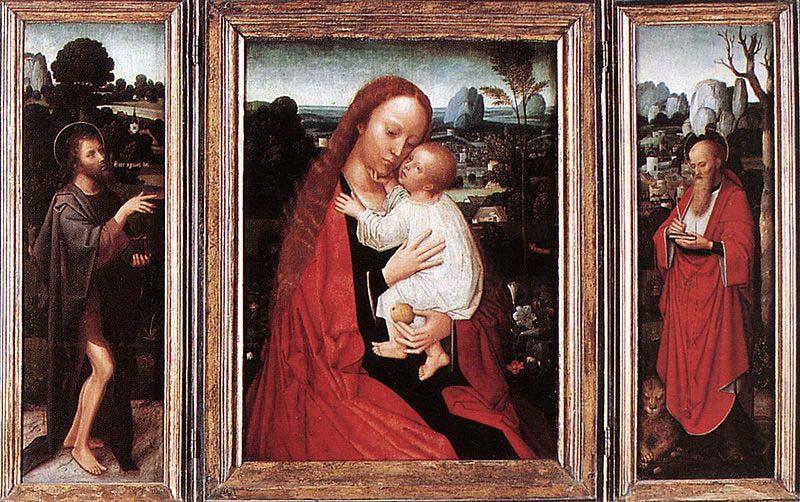 Adriaen Isenbrant Triptych oil painting image